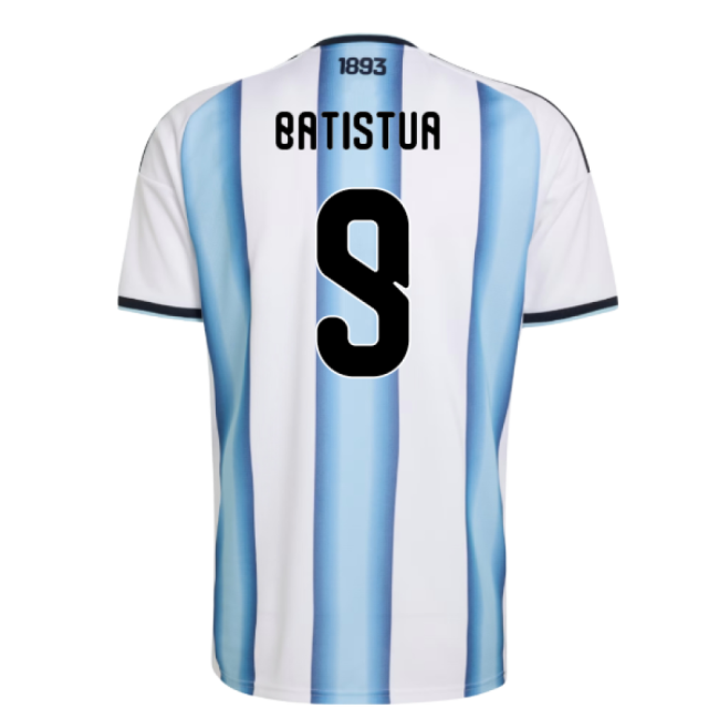 Official Licensed Argentina Home Fan Shirt for Adults (Batistua 9)