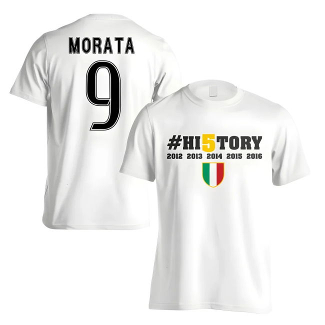 Juve Value for Money Shirt (Morata 9) Lightweight Moisture Wicking