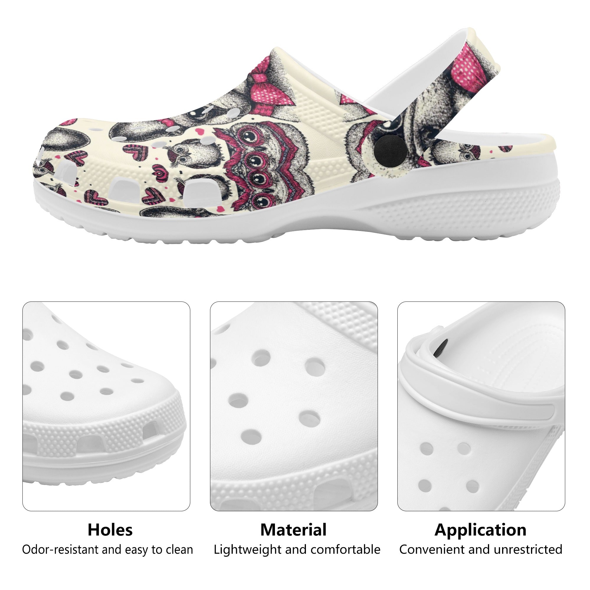 French Bulldog Kona Unisex Clogs Cute Frenchie Essential