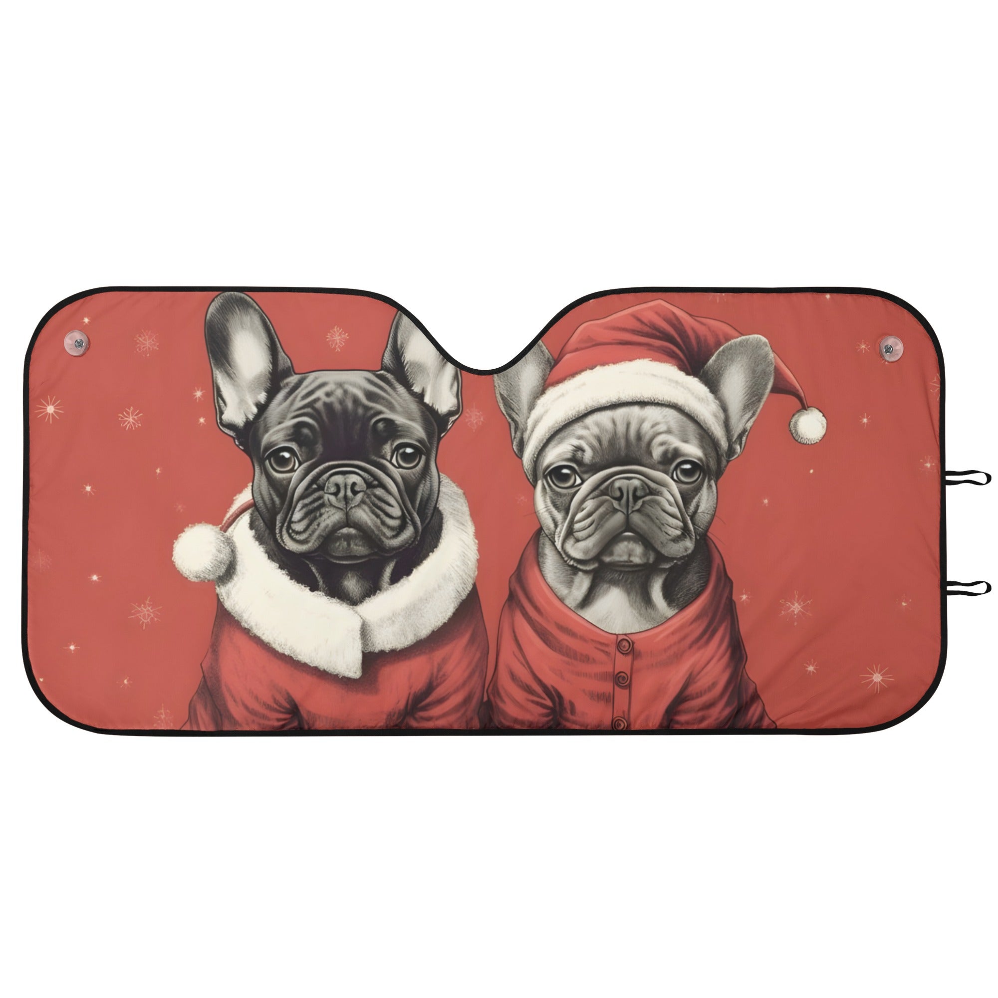 Frenchie-Fan Premium Duke - Car Auto Sun Shade for Fashion Lovers