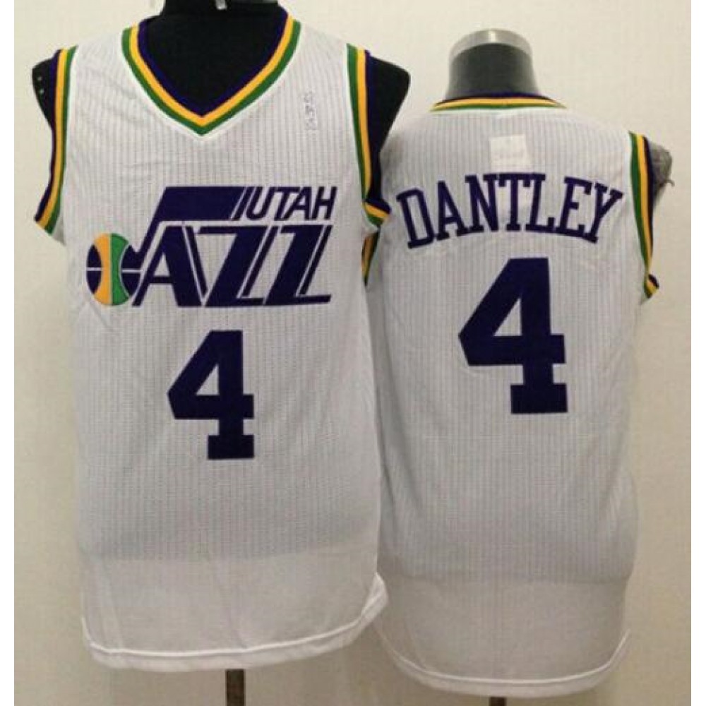 Limited Edition Men's Jazz #4 Adrian White Basketball Jersey