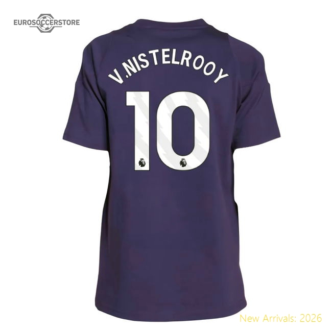 Excellent 2025-2026 Man Utd Training Tee (aurora Plum) - Match Day Jersey