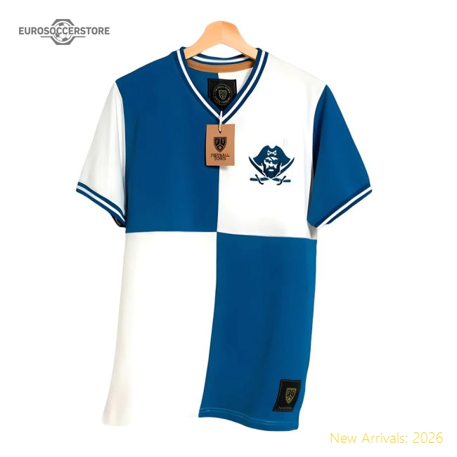 Authentic Bristol Blues The Pirates Retro Football Shirt - Premium