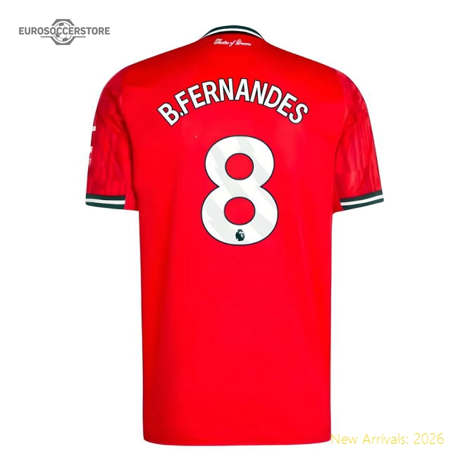 Top-tier Premier League Team Home B.fernandes Jersey 2025-2026