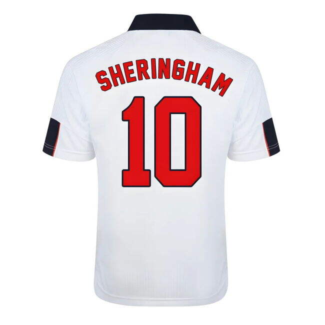 Wholesale Score Draw England World Cup 1998 Home Shirt (Sheringham 10) Beautiful