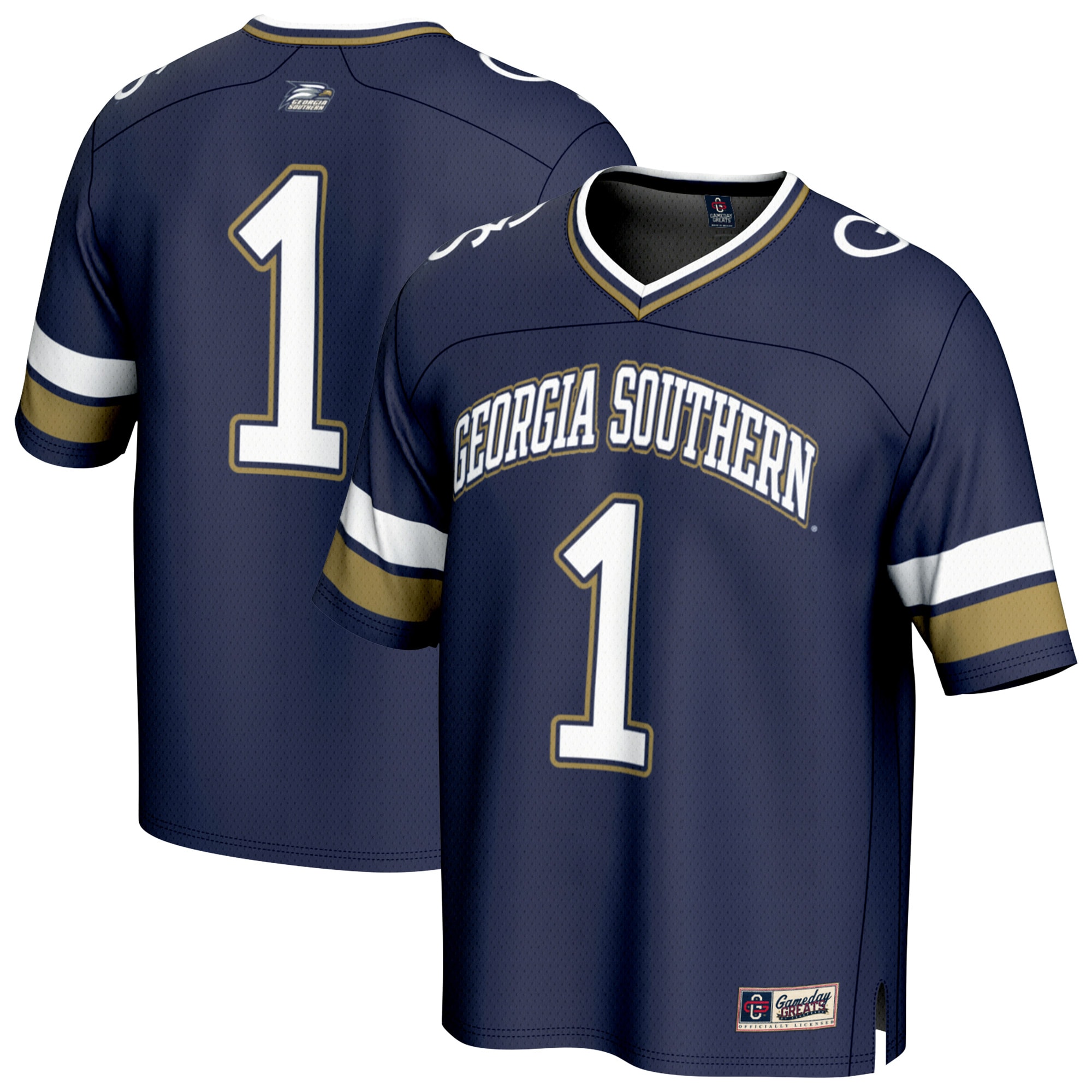 [NJP] Women's Georgia Southern Eagles GameDay Greats Lightweight Collegiate Football Fashion Jersey - Blue