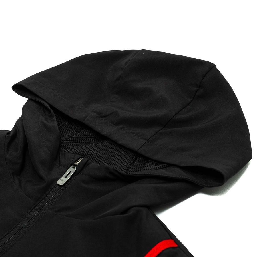 Milan Travel Jacket Pre Match Woven Anthem Puma Jet Black/for All Time