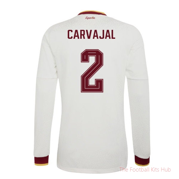 [LK] 2026/27 Spain Authentic Long Sleeves Away Shirt (Carvajal 2)