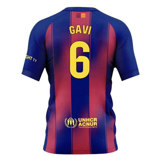 2025-2026 Barcelona Home Football Shirt - Kids (Kids) Reinforced Seams