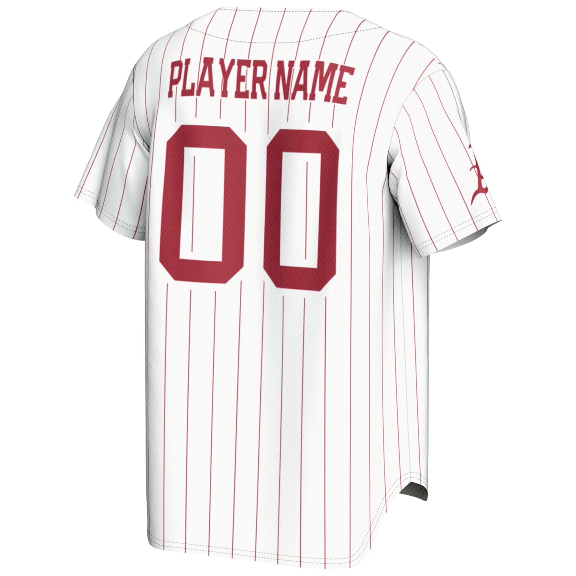 [NJP] Arkansas Razorbacks GameDay Greats NIL Pick-A-Player Lightweight Baseball Jersey - White