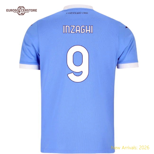 2025-2026 Lazio Home Shirt (Kids) (Inzaghi 9)