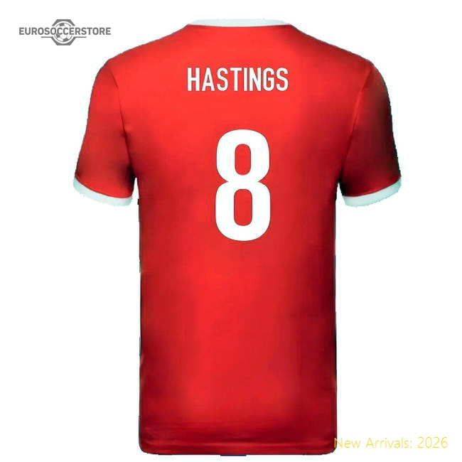British and Irish Lions Ringer T-Shirt (Red) (Hastings 8)
