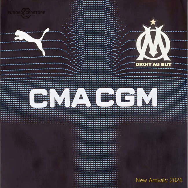 Marseille 2024-25 Away Fan Version For Adults Kit Match Day Shirt