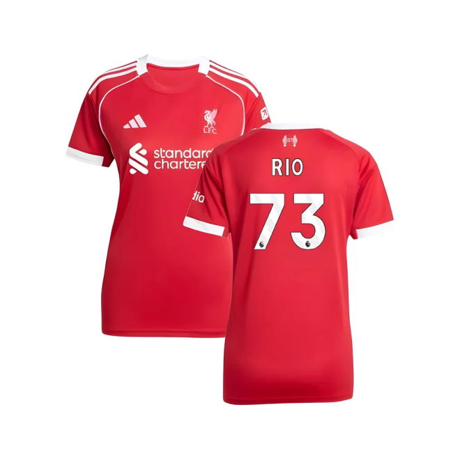 Liverpool 2025-20 Home Football Kit Rio 73 L M Women S