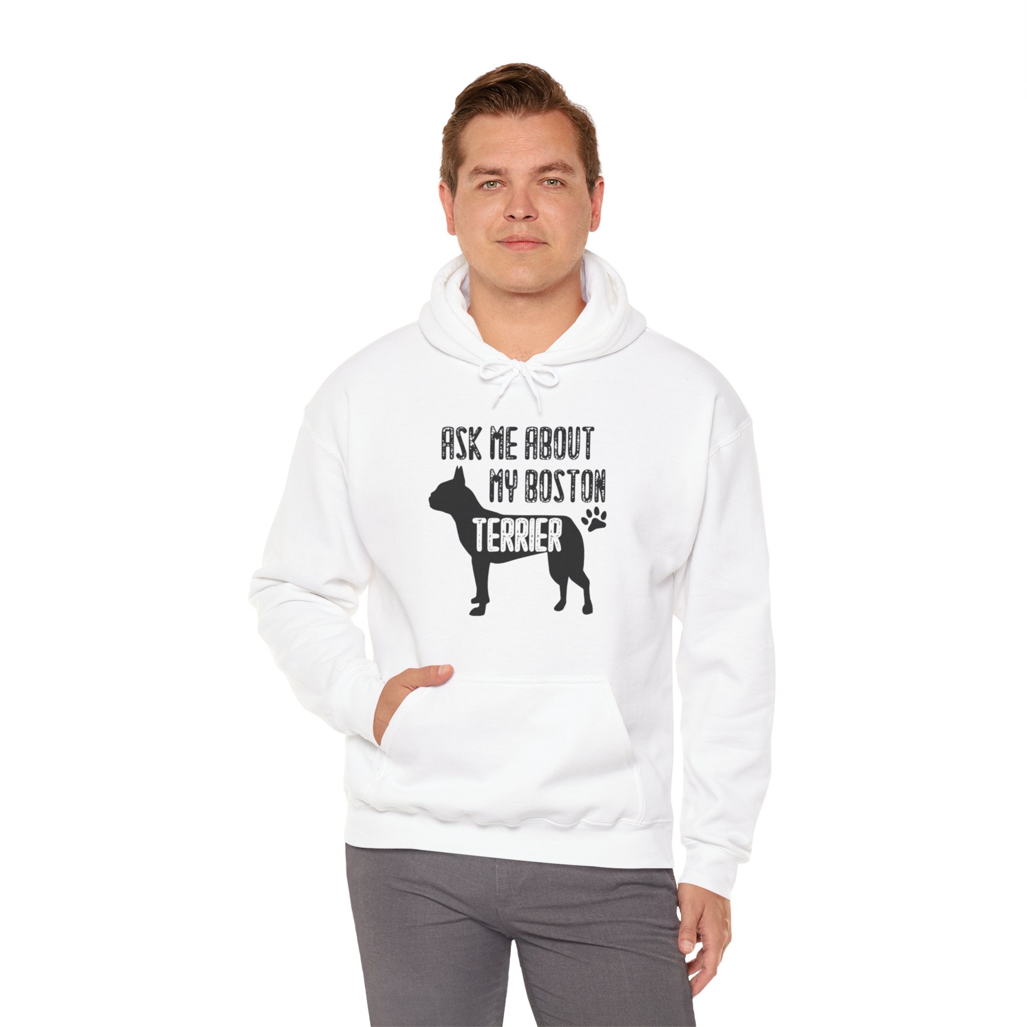 Comfortable Rosa - Unisex Hoodie For Boston Terrier Lovers for Everyday