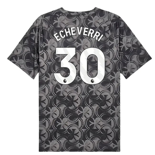Echeverri 30 2025-2026 Man City FC Home Strip (1)
