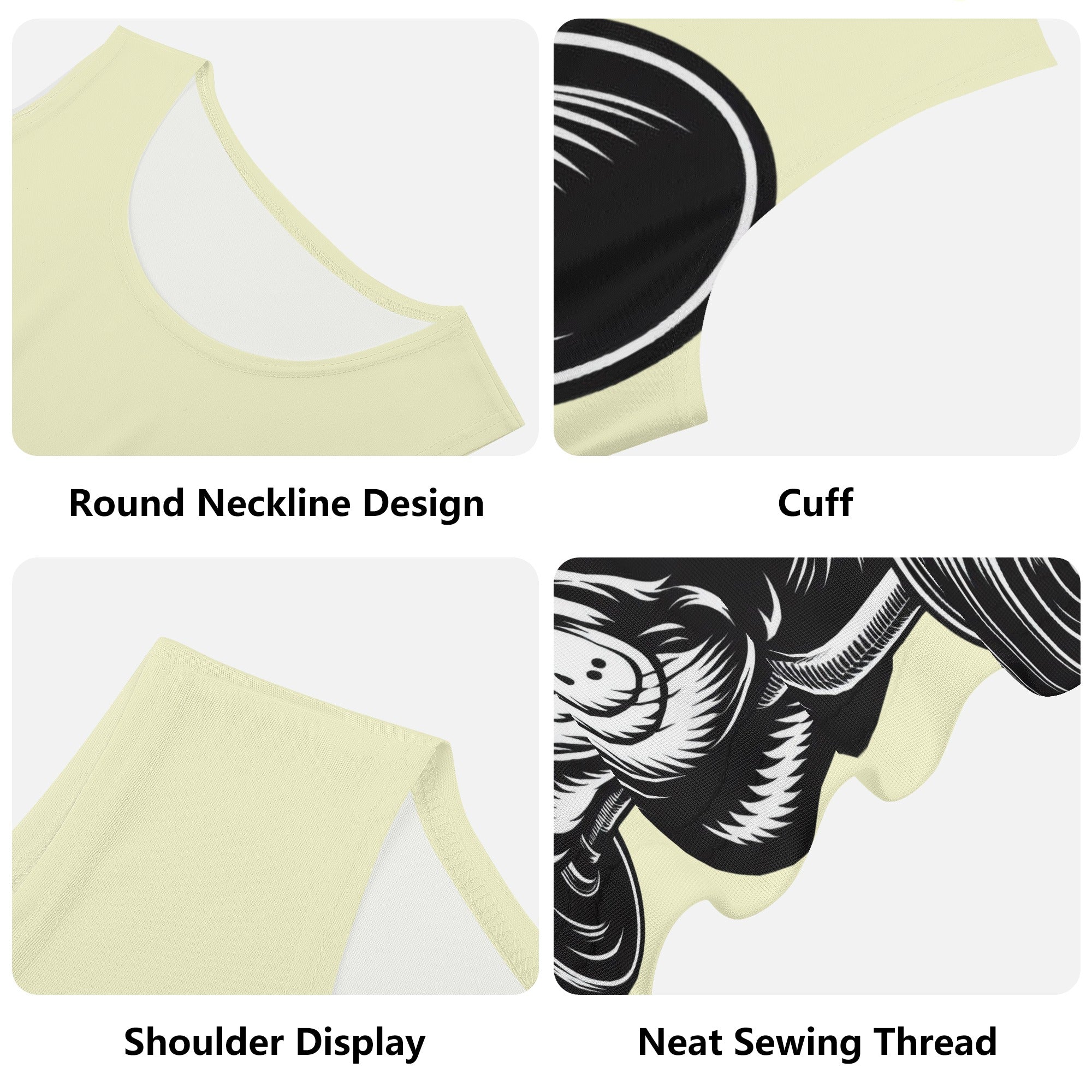 Oliver - Bulldog Men Tank Tops Outdoor Use | Non-slip Design