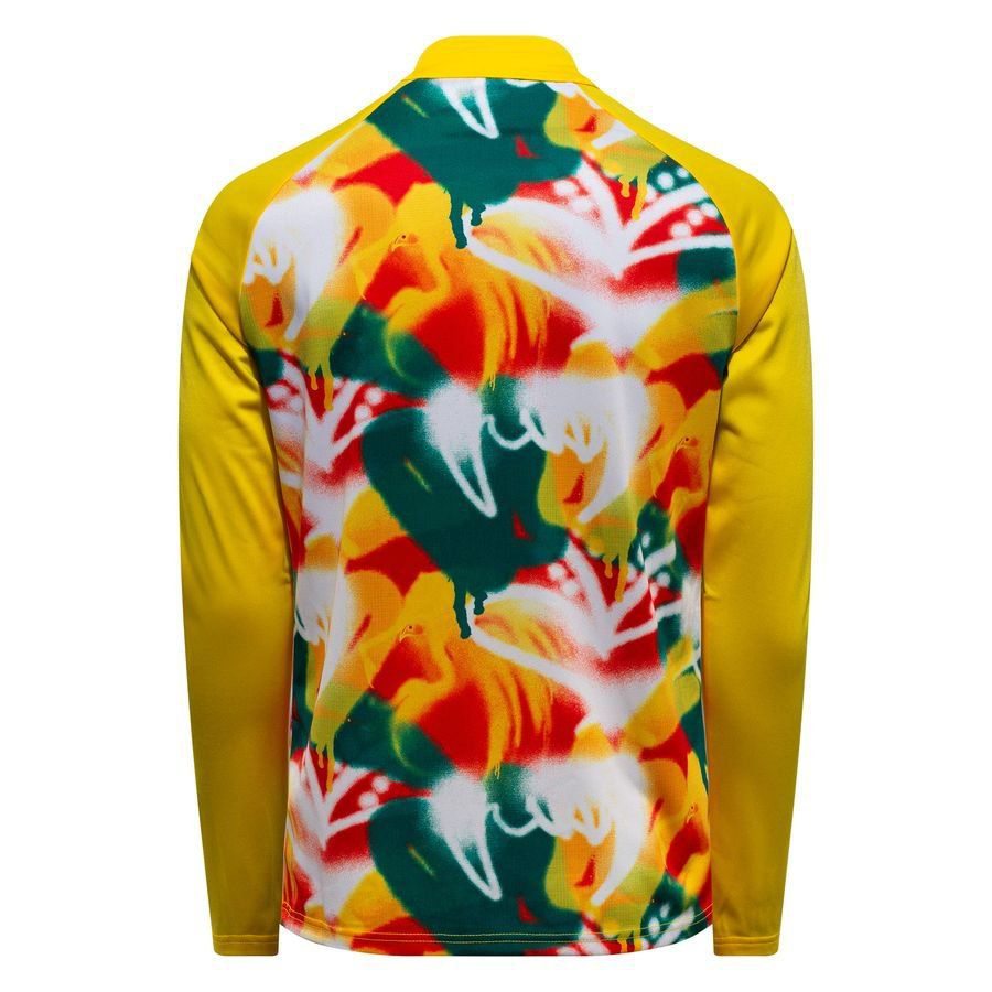Senegal Training Shirt Pre Match 1/4 Zip World Cup 2026 - Yellow/Green/Multicolor