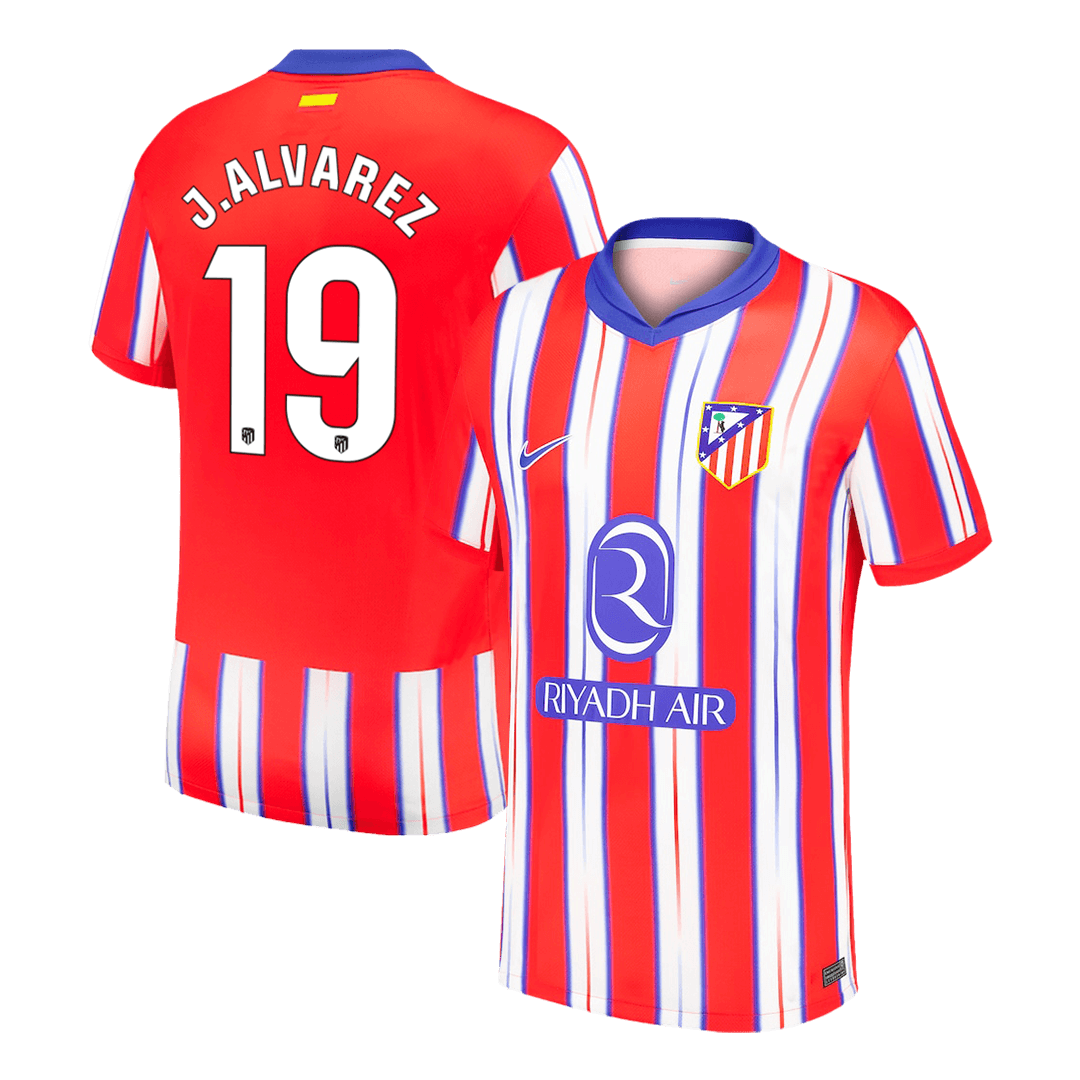High Performance Atletico Madrid 2425 Home Football Shirt 19 J ALVAREZ