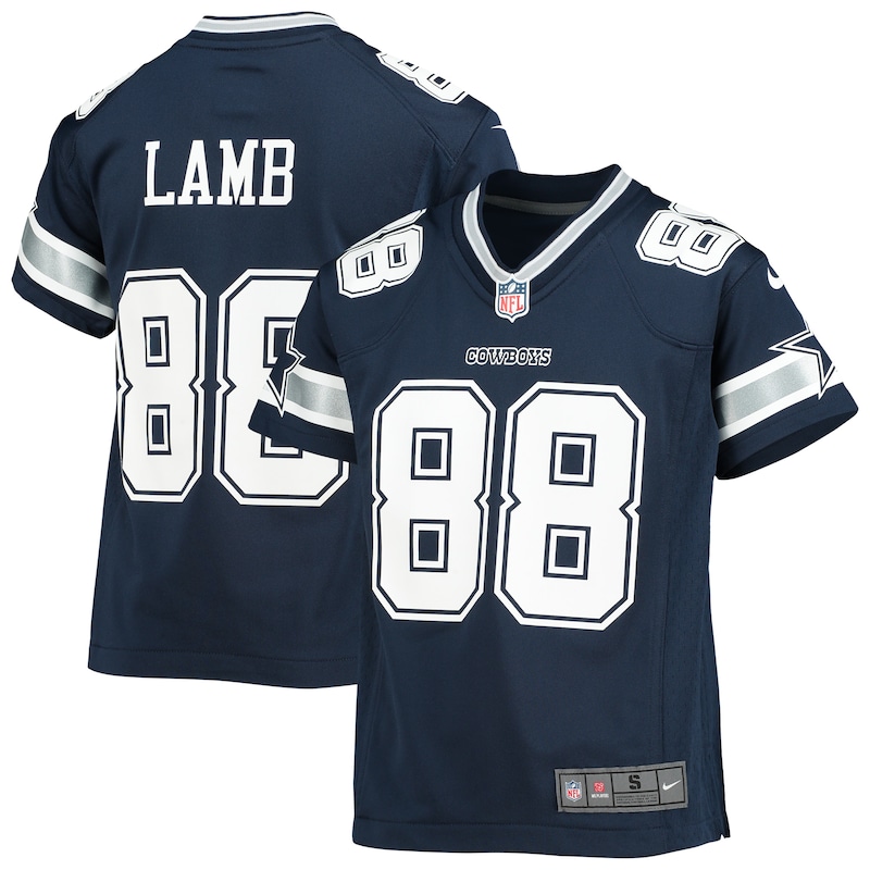 None CeeDee Lamb Record-Breaker DAL Cowboys Premium-Quality Jersey