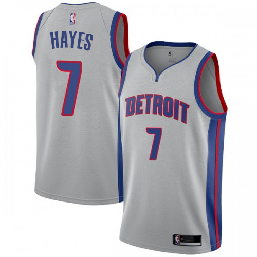 High-Quality DET #7 Killian Hayes 2024 Statement NBA Swingman Jersey