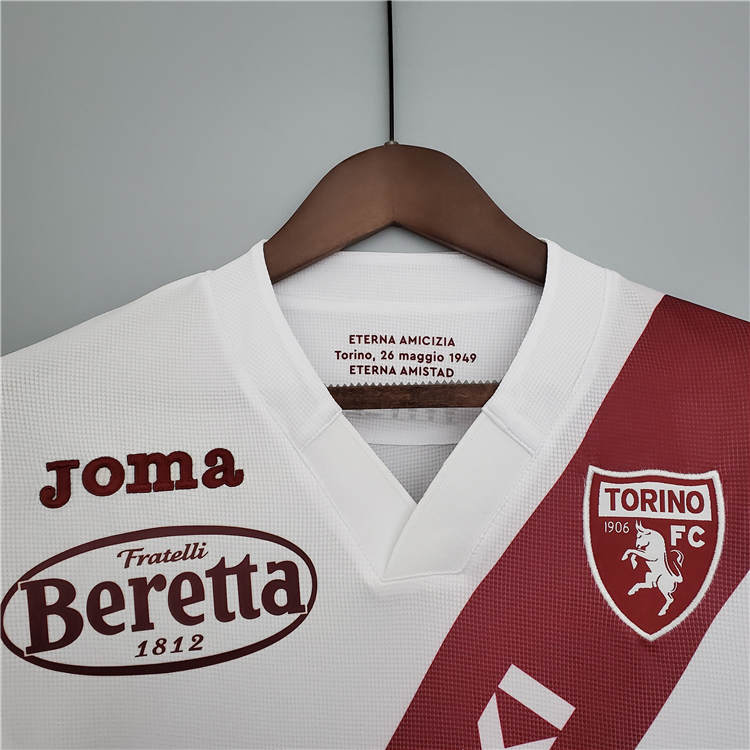 Official Torino 21-22 Away White Soccer Jersey Football Shirt