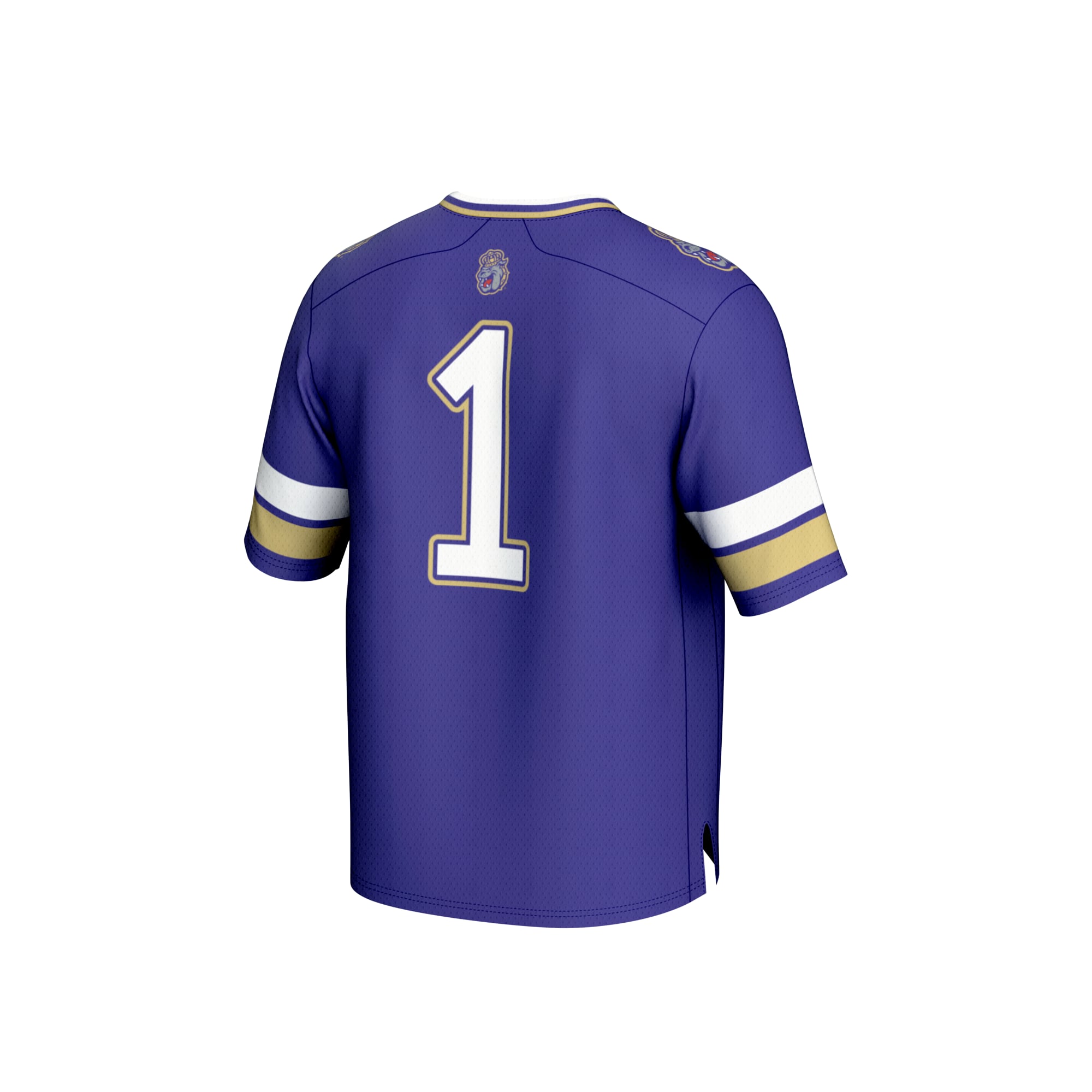 Youth #1 Purple James Madison Dukes Lightweight Collegiate Football Fashion Jersey