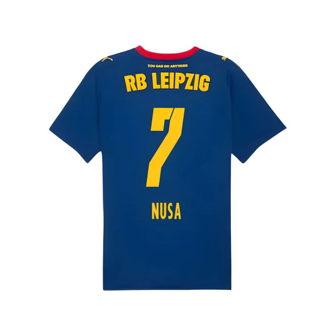 Official Licensed Leipzig Red Bull Leipzig Away Shirt Nusa #7 2024...