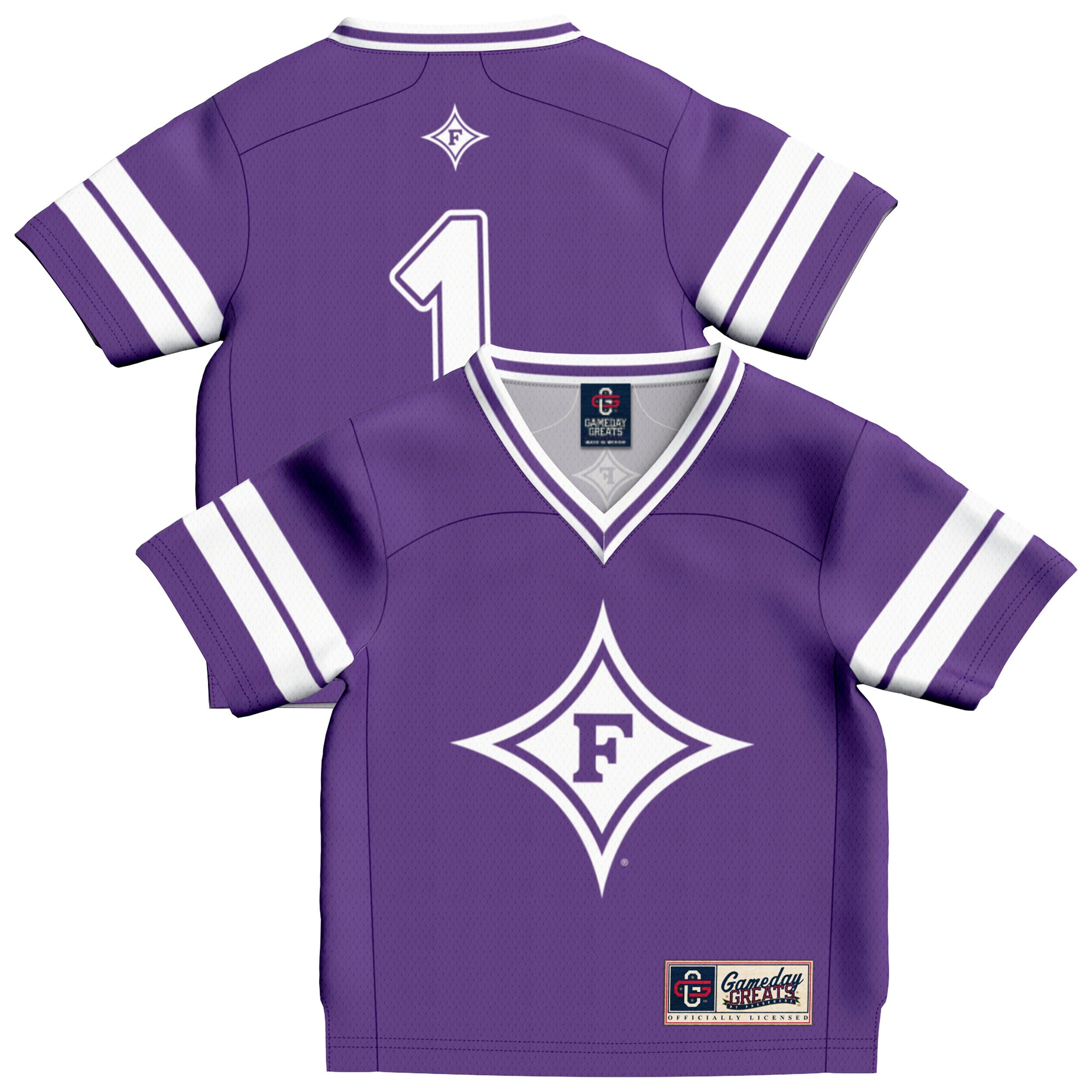 [DDG] Furman Paladins GameDay Greats Infant Lightweight Collegiate Football Fashion Jersey - Purple