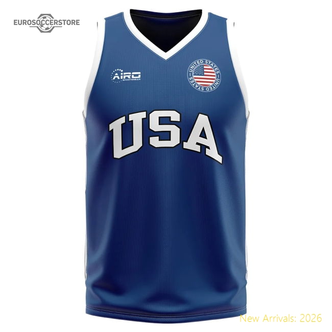 Usa Concept 20242025 Home Durable Jersey Retro Retro Moisturewicking
