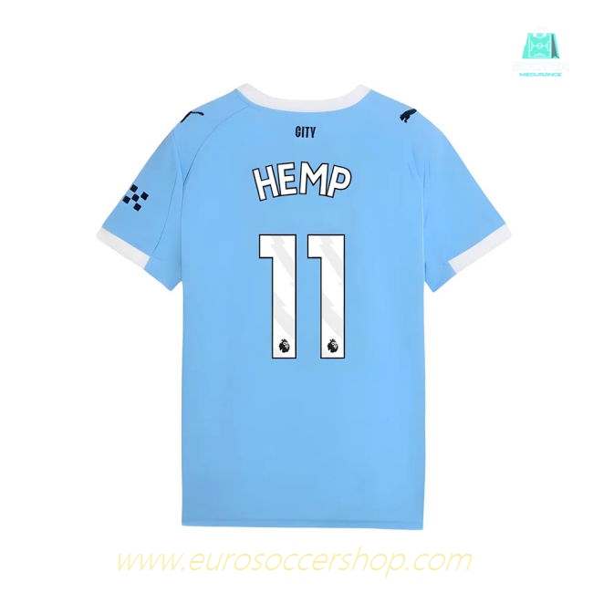 2025-2026 Man City Home Shirt (Kids) (Hemp 11)