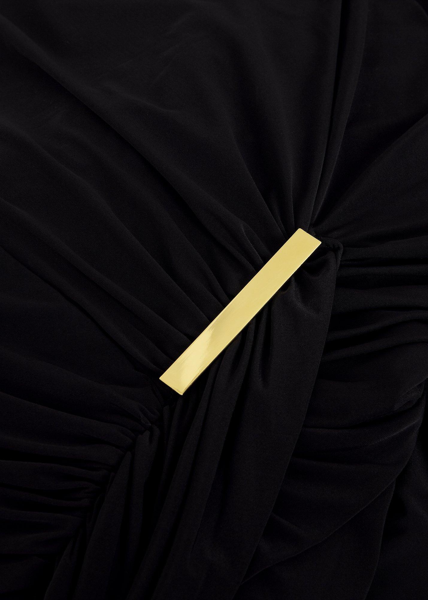 Petite Donna Black Maxi Dress
