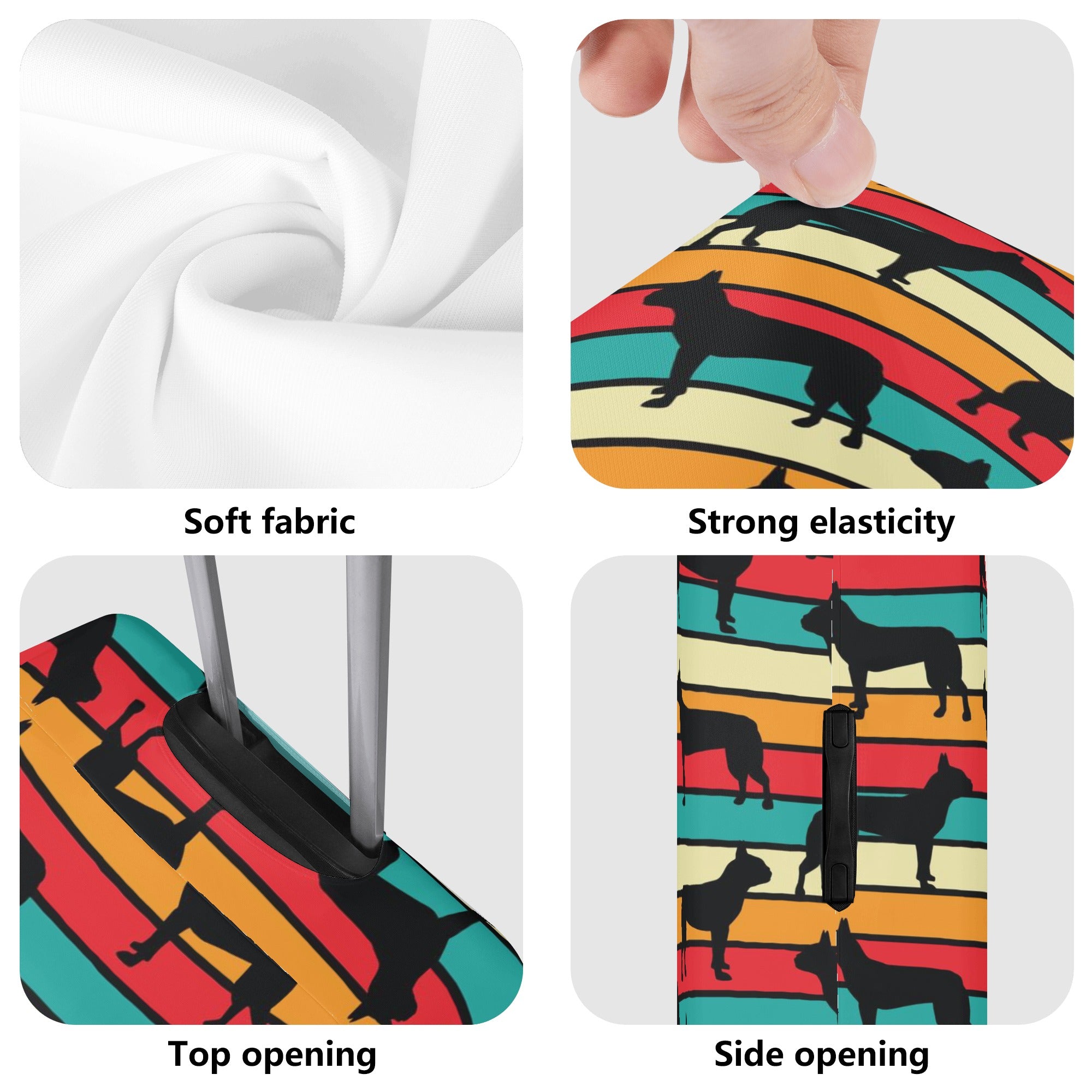 - Frenchie Luggage Cover For Boston Terrier Lovers For Frenchie Pups