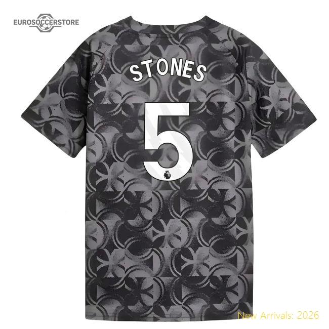 Premier League Team Stones Authentic Jersey League Nike Dri-fit