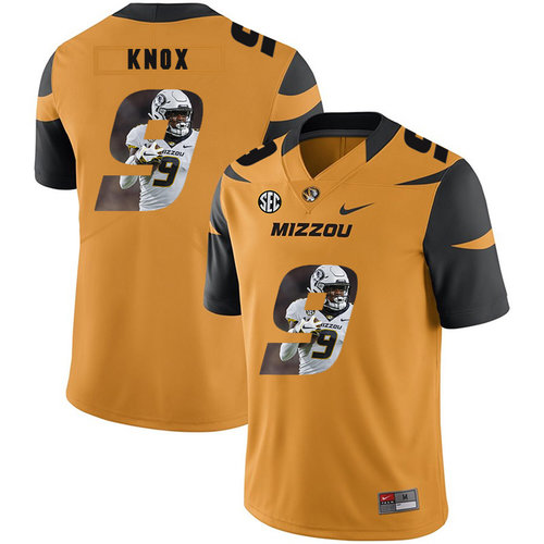 Men's None Gold 2024 replica Jalen Knox #9 high quality Jersey