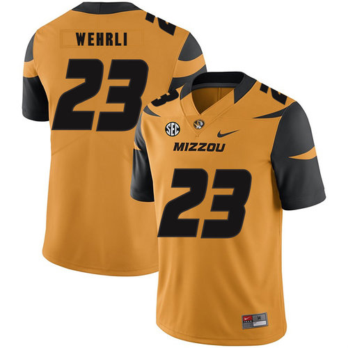 Men's None Gold 2024 game day Roger Wehrli #23 performance Jersey