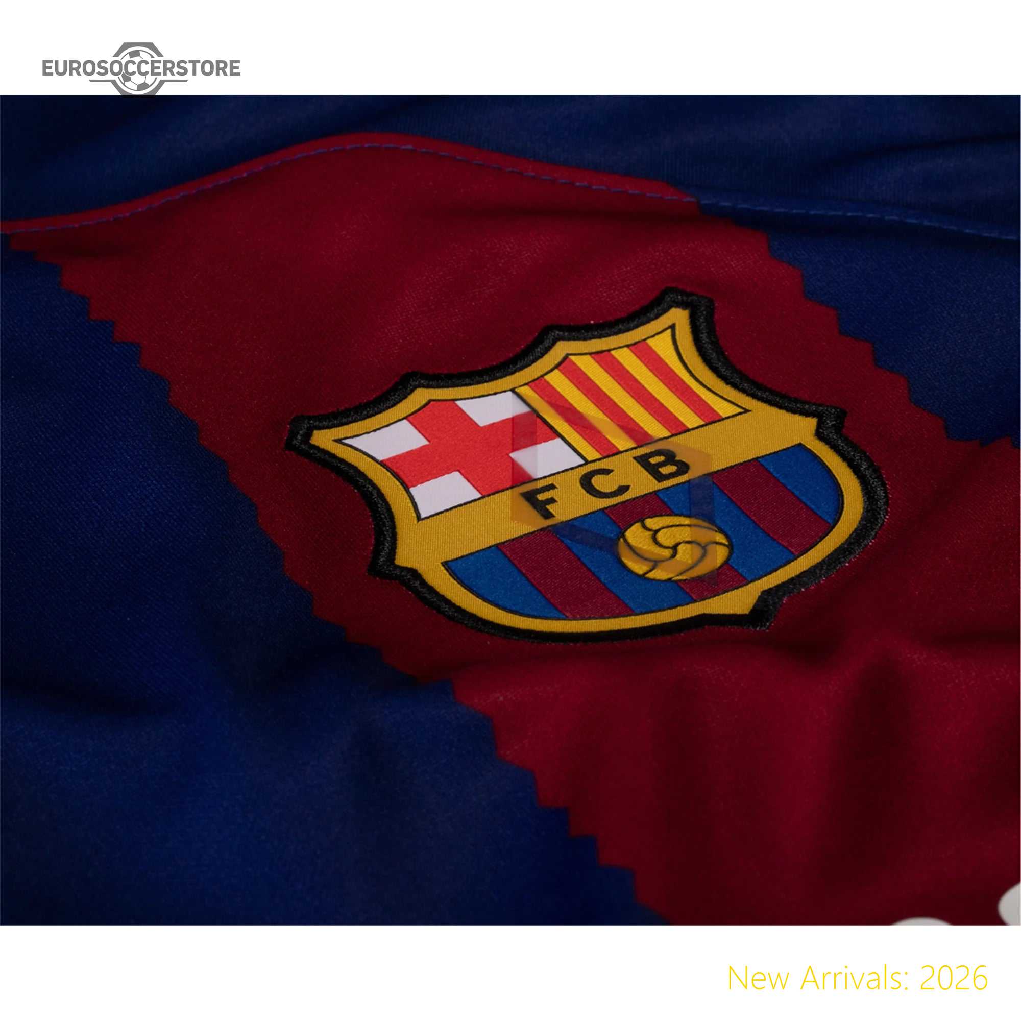 Men Bar Barcelona Long Sleeve Home Elite Home Jersey 2023