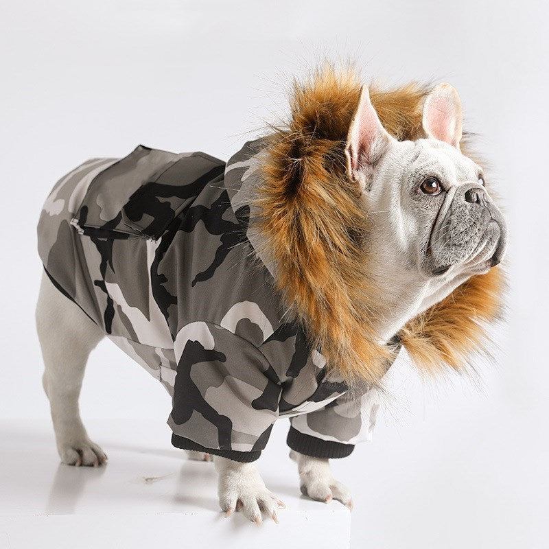 Snowsuit Winter Down Jacket for French Bulldog (WS300)
