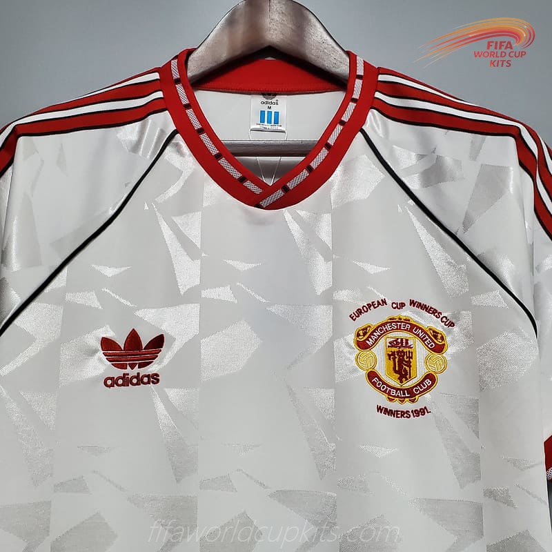 Secondary Soccer Uniform of Manchester United 90-91 season