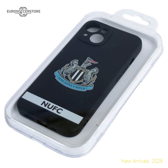 Luxury Newcastle United Fc Iphone 14 Crest Silicone Case