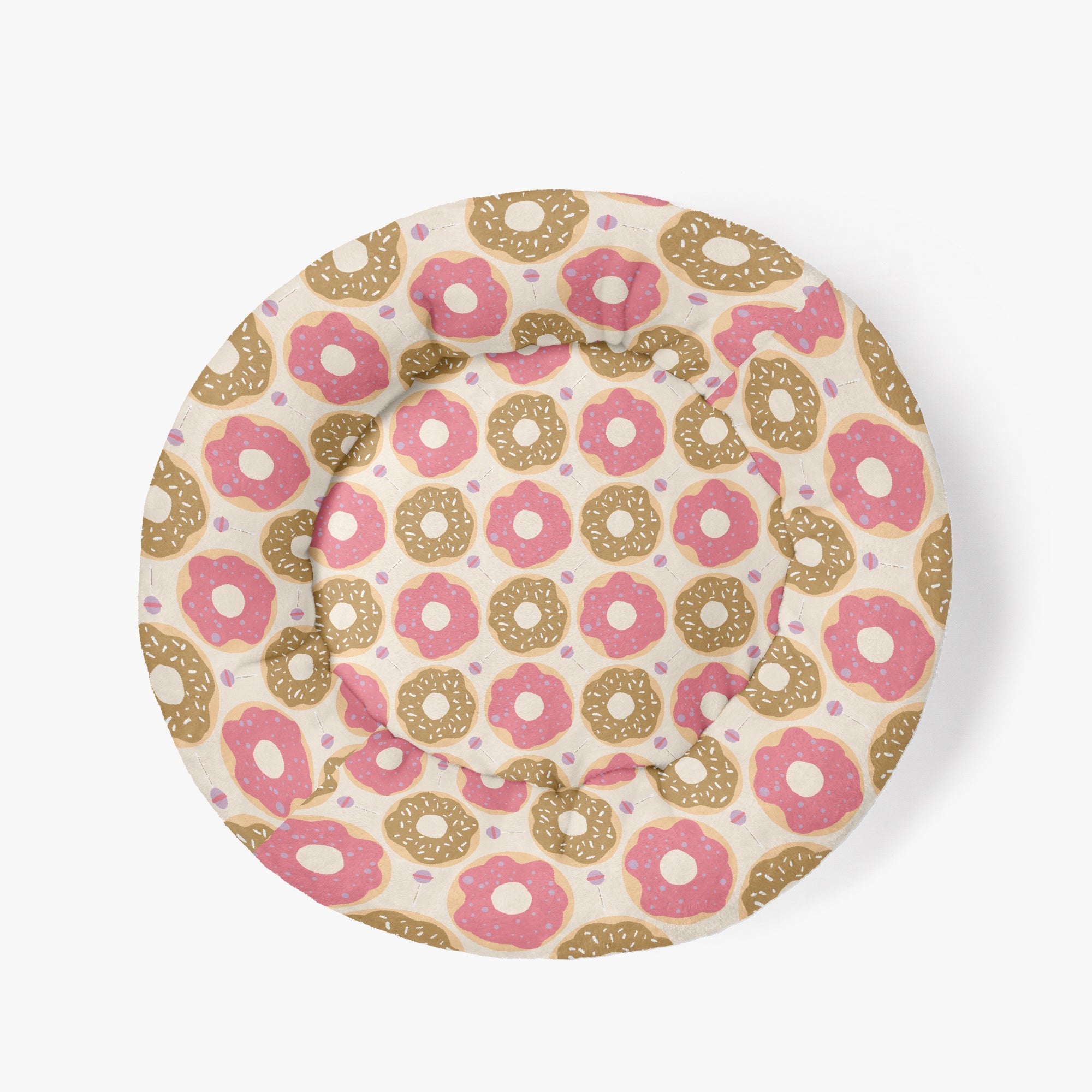 Kiki - Cloud-Comfort Frenchie Bed | Anti-Anxiety French Bulldog Donut Bed