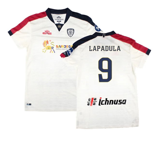 Cagliari Away Shirt (S) Lightweight Durable Stitching Moisture Wicking
