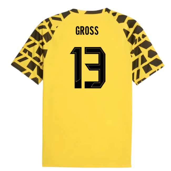 Trending 2025-2026 Borussia Dortmund Warm Up Jersey (Yellow) (Gross