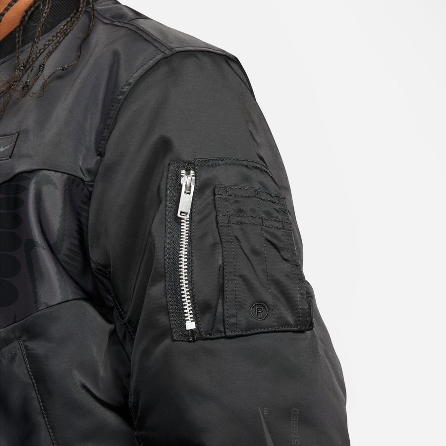 Tottenham Bomber Travel Jacket Nsw Synthetic Fill Reversible Gx Jet Bl