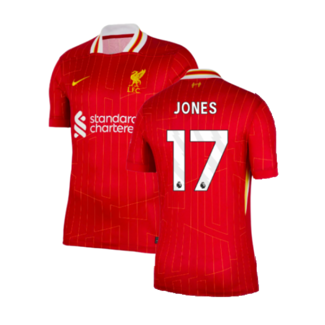 Authentic 2024-2025 Liverpool Home With Limited Edition Design