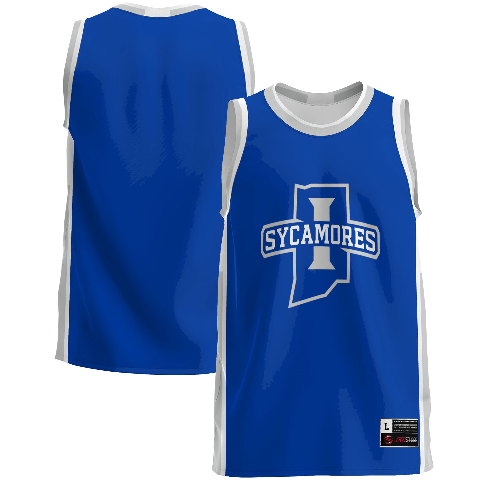 [NJP] Women's Indiana State Sycamores GameDay Greats Lightweight Basketball Jersey - Royal