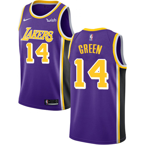 Nike Lakers Green Angeles Lakers #14 Jersey - Budget-Friendly