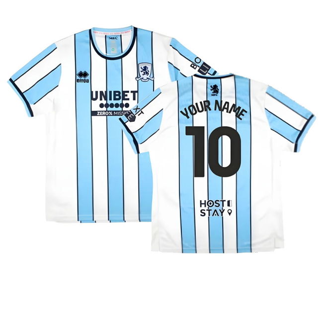 Official 2024-2025 Middlesbrough Away Shirt (Your Name)