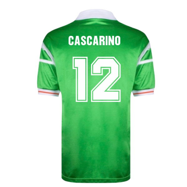 [HP] 1988 Ireland Home European Championship Shirt (Cascarino 12)