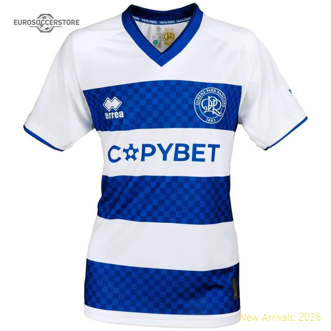Official 2025-2026 Qpr Queens Park Rangers Home Shirt - Premium
